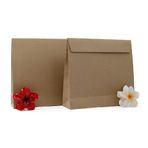 25×23 cm Premium Kitap Boy Hediye Kutusu | Orjinal Kraft, Kendinden Yapışkanlı Kapak, Güçlü & Kolay Kapanış (Tekli Paket)