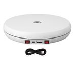 25cm çap 25kg Yük Motorlu Pikap Ekran standı, Adımsız Hız, 360 ° Dönme Saat Yönünde Ve takı Saati Için Saat Yönünün Tersine, Hafif, Düşük gürültülü 3D Modeller