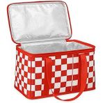25L Taşınabilir Icebox Soğutucu Buzluk – Kamp, Piknik, Plaj Seyahatler İçin Termal Soğuk Tutucu Çanta, Ergonomik Taşıma Saplı, Hafif Sızdırmaz Tasarım, Kullanıma Uygun