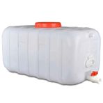 25L/50L/100L/150L/200L/300L Ağır Hizmet Tipi Plastik Su Deposu - Açık Yürüyüş, Kamp ve Kasırga Hazırlığı için Tıkaçlı Taşınabilir Acil Su Kabı