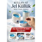 25’Li Jel Küllük Seti Kokusuz Taşınabilir Araç İçi Pratik Tek Kullanımlık Kül Tablası Kullan At