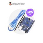 25'Li Paket Arduino Uno R3 Ch340 Programlanabilir Geliştirme Kartı - Okul Ve Sınıflar İçin Meb Uyumlu
