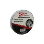 25MM X 10MT KAYDIRMAZ SİYAH BANT (2818)