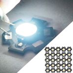 25pcs 3W 3.2-3.4V Yüksek Parlak Entegre çip ışık kaynağı, Alüminyum Substrat LED Boncuk Spot ışığı ampulü, Anında başlangıç, Uzun ömür, Uygun Trafik (20000-25000k)