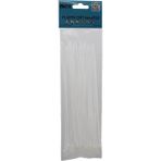 25PCS Beyaz 3.6X200MM Plastik Cırt Kelepçe (3791)