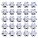 25pcs Yüksek Güçlü LED çip, 3W 5V Lamba boncukları, 200lm Parlaklık ışık kaynağı çip, Taşkın ışığı Spot ışığı Için Alüminyum plakalı (sarı ışık)