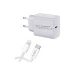 25W İphone 13 Mini İle Uyumlu 3.4 A Q.c Type C To Lightning Hızlı Şarj Aleti Evr-002