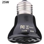 25W Tarzı E27 Evcil Hayvan Isıtma Lambası Seramik Kertenkele Kaplumbağa Örümcek Sürüngenler Kutu Isıtıcı Isıtıcı Isı Ampulü Yavru 25W 110V (Yurt Dışından)