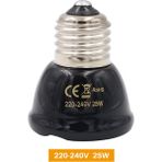 25W Tarzı E27 Pet Isı Lambası Mini Kızıl Seramik Isıtıcı Ampul Evcil Hayvan Kaplumbağa Isıtma Işığı Kutu Isıtıcı Işık Ampulleri (Yurt Dışından)