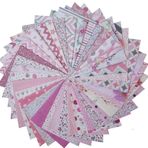 25x25 Cm 20 Parça Pembe Kırkyama Patchwork Pamuklu Kumaş 40yama Dikiş Hobi - Pembeler Serisi