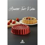 26 cm Ametist Döküm Tart Kalıbı, Kırmızı Renkli, Dayanıklı ve Şık - Seçenek 1 - Açık Gri