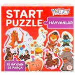 26 Parça Puzzle: Hayvanlar