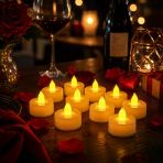 264 Adet Yüksek Kalite Gün Işığı Led Işıklı Mum Gün Işığı Led Mum Pilli Sarı Işıklı Tea Light Mum
