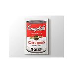 2645 Sanat Andy Warhol Campbells Soup I 1968 Dikey 40x30 cm Kanvas Tablo