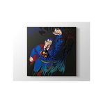 2645 Sanat Andy Warhol Superman Kare 50x50 cm Kanvas Tablo