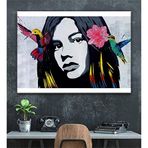 2645 Sanat Banksy Art Güzel Kiz Resmi Kanvas Tablo-40 x 60 Cm