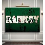 2645 Sanat Banksy Resimleri Kanvas Tablo-60 x 80 Cm
