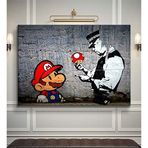 2645 Sanat Banksy Tuval Street Art Kanvas Tablo-40 x 60 Cm