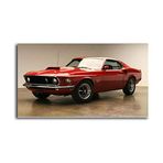 2645 Sanat Ford Mustang Boss 4292 EkoTablo-50 X 70 Cm Yatay