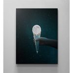 2645 Sanat Kanvas Tablo Motivasyon Aylı Dondurma Ev ve Duvar Dekorasyon-60 x 80 Cm