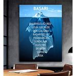 2645 Sanat Kanvas Tablo Motivasyon Başarı Ev ve Duvar Dekorasyon-50 x 70 Cm