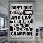 2645 Sanat Kanvas Tablo Motivasyon Champion Pop Art-60 x 80 Cm