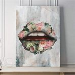 2645 Sanat Kanvas Tablo Motivasyon Dudak Lips Pop Art-50 x 70 Cm