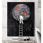 2645 Sanat Kanvas Tablo Motivasyon Dünya Uzay Ev ve Duvar Dekorasyon-40 x 60 Cm