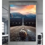 2645 Sanat Kanvas Tablo Motivasyon Forward - ileri Ev ve Duvar Dekorasyon-40 x 60 Cm