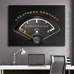 2645 Sanat Kanvas Tablo Motivasyon Greatness Demands Ev ve Duvar Dekorasyon-60 x 80 Cm