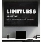 2645 Sanat Kanvas Tablo Motivasyon Limitless Pop Art-40 x 60 Cm