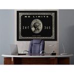 2645 Sanat Kanvas Tablo Motivasyon No Limits Limit yok Ev ve Duvar Dekorasyon-40 x 60 Cm