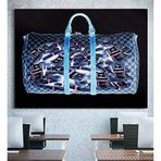 2645 Sanat Kanvas Tablo Motivasyon Paralı Çanta Ev ve Duvar Dekorasyon-60 x 80 Cm
