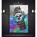 2645 Sanat Kanvas Tablo Motivasyon Rolex Ev ve Duvar Dekorasyon-50 x 70 Cm