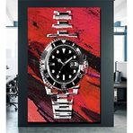 2645 Sanat Kanvas Tablo Motivasyon Rolex Ev ve Duvar Dekorasyon-60 x 80 Cm