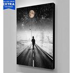 2645 Sanat Kanvas Tablo Motivasyon Uzay Ev ve Duvar Dekorasyon-40 x 60 Cm