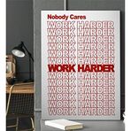 2645 Sanat Kanvas Tablo Motivasyon Work Harder Ev ve Duvar Dekorasyon-50 x 70 Cm
