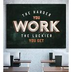 2645 Sanat Kanvas Tablo Motivasyon Work Pop Art MT0001-40 x 60 Cm