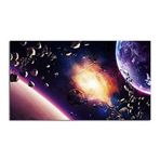 2645 Sanat Meteor Yağmuru Tablo-35 X 35 Cm Kare