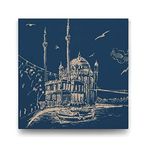 2645 Sanat Ortaköy Camii Kanvas Tablo-50 X 70 Cm Yatay