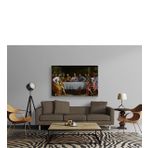 2645 Sanat Philippe De Champaigne Son Akşam Yemeği Yatay 60x80 cm Kanvas Tablo