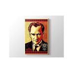 2645 Sanat Shepard Fairey Obey Atatürk EkoTablo-40 X 60 Cm Dikey