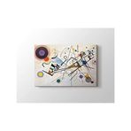 2645 Sanat Wassily Kandinsky Kompozisyon VIII Yatay 50x70 cm Kanvas Tablo