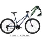 26J Carraro Force 601 Bayan Dağ Bisikleti - Mat Koyu Yeşil Açık Yeşil Pembe - 38 Kadro - Yeşil - Pembe