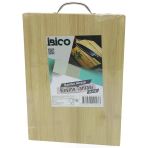 26X36 X 1.7Cm Lux Ahşap Bambu Kesim Panosu - Kesme Tahtası Metal Kulplu (5433)