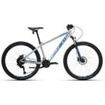 27.5 Jant Carraro Force 770C Dağ Bisikleti | 48 cm Kadro | 18 Vites | Hidrolik Disk Fren | Gümüş-Mavi-Açık Mavi | Blc Bisiklet - Renkli