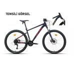 27.5J Carraro Crx 724 24V Hd Dağ Bisikleti - Pırıltılı Lacivert Bronz - 44 Kadro