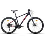 27.5j Carraro Crx 724 24V Hd Dağ Bisikleti - Pırıltılı Siyah Kırmızı - 44 Kadro - Lacivert