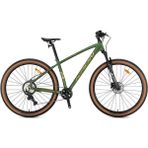 27.5j Kron Xc 100 Pro Hd Dağ Bisikleti - Mat Haki Parlak Sarı - 38 Kadro - Haki - Sarı