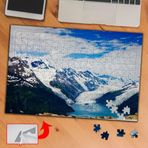 274A Mavi Gökyüzü Dağlar Göl 240 Parça Puzzle Yapboz Tablo